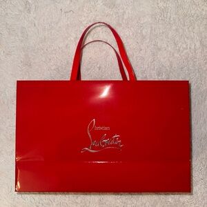 Christian Louboutin Large Red Gift Bag